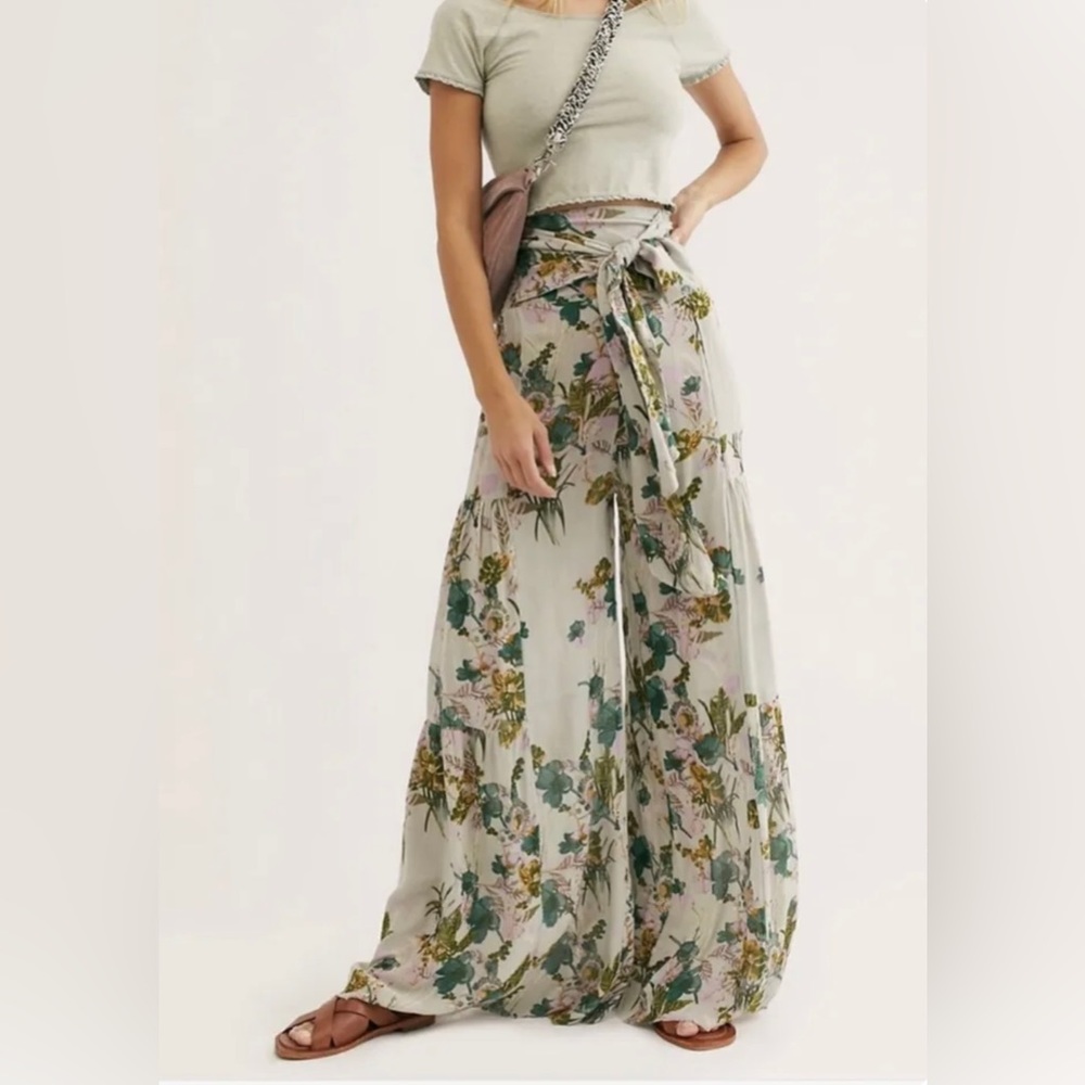 Free People Aloha Wide Leg Mint size xs